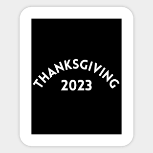 Thanksgiving 2023 Sticker